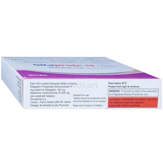 sitapride m 100/500mg tablet 15's